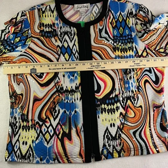 Joseph Ribkoff Multicolor Abstract Jacket - Picture 5 of 5
